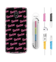 Xiaomi Redmi 8A 8 Pro 9C 9T 10C 11T Pro Kılıf Kablo Koruma Spiral Silikon Barbie 1404