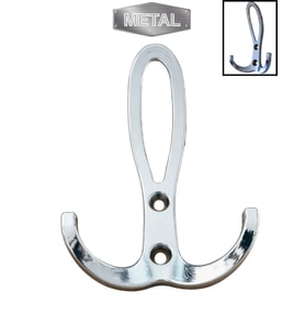 Metal Okyanus Krom Portmanto Askısı Duvar Tipi – Tekli