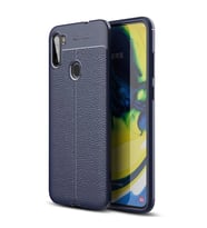 Samsung Galaxy A11 Kılıf Auto Focus Kapak - Lacivert