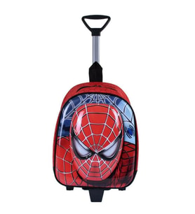 Erkek Çocuk Örümcek Adam Spiderman Çekçekli Anaokul Çantası