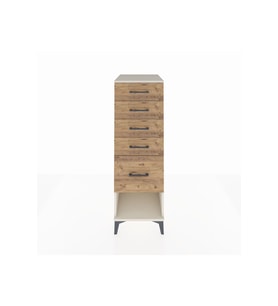 Kronos Dolap 5 Çekmeceli 44x59x134 Aytaşı-Çam