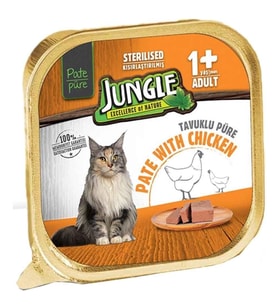 Jungle Kısır Kedi 100g Tavuklu Ezme/Pate Skt: 07/2028