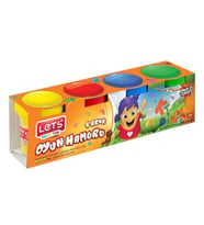 Oyun Hamuru 4 Lü Ana Renkler 460 gr Lets Oyun Hamur Seti 4 Renk 115grx4 1 Paket (Karışık)