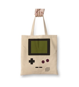 Gamer Boy Beyaz Bez Çanta Uzun Saplı Alışveriş Çantası Plaj Çantası