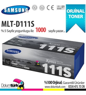 Samsung MLT-D111S / Xpress M2020 / M2022 / M2070 Orjinal Toner (Siyah)