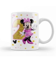 Mini Fare Minnie Mouse 2 iki Yaş Hediyesi Kupa Bardak Porselen