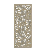 Liar Ahşap Seperatör (Paravan) - KSP196 - (85 x 210 cm) - (18 mm) - (Beyaz) (Renksiz)