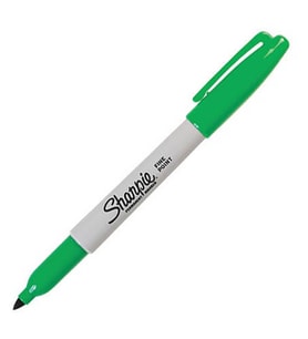 Sharpie Fine Permanent Markör Yuvarlak Uç Yeşil 1741834