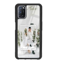 Oppo A72 Uyumlu İsimli Polaroid Çerçeve Tasarımlı Glossy Telefon Kılıfı