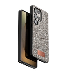 Samsung Galaxy S25 Ultra Bright Simli Kapak - Gold