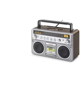 Bluetooth Nostaljik Fm Radyo Usb Tf Aux Taşınabilir Hoparlör - Gri FX2508B