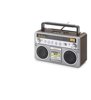 Bluetooth Nostaljik Fm Radyo Usb Tf Aux Taşınabilir Hoparlör - Gri FX2508B