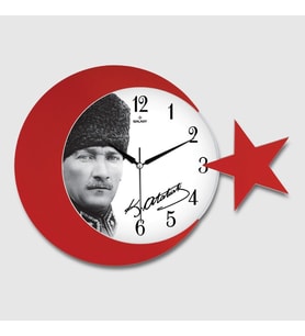 Periboia Ay Yildiz Duvar Saati 134-2 (Standart)
