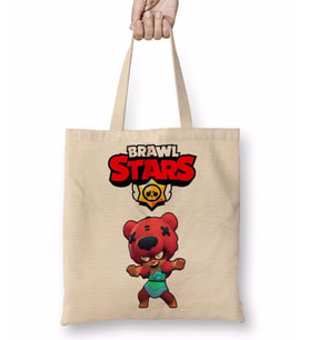 Brawl Stars Nıta Bez Çanta Uzun Saplı
