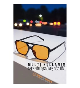 Gece Sürüş Görüş Parlama Önleyici Gece Gözlüğü Sis Far Işık Önleyici Anti-Fog Gözlük 721896