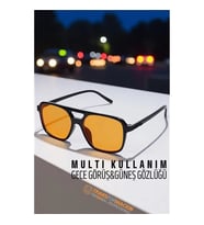 Gece Sürüş Görüş Parlama Önleyici Gece Gözlüğü Sis Far Işık Önleyici Anti-Fog Gözlük 721896