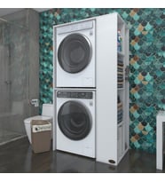 Kenzlife çamaşır-kurutma makinesi dolabı demyanmdf byz 180*090*60 % 100 mdf full mdf banyo kapaksız arkalıksız (Karışık)