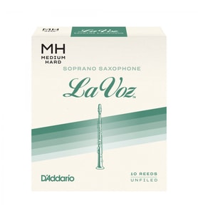 D'Addario RIC10MH La Voz Soprano Saksafon Kamışı Medium Hard Sertlik (Profesyonel/Caz) - 10'lu Paket  Orta Sert, Esnek Yapı ve Güçlü Projeksiyon