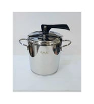 Oms 5110 Silindir Klasik Düdüklü Tencere 7 Litre Silver (Siyah)