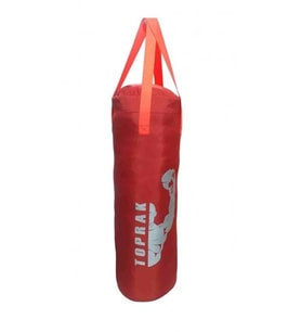 Northcity Boks Torbası Eldivenli Karabinalı Hediyeli 50x20 cm Kırmızı