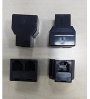 TELEFON PARALEL AYIRICI 6P 2C 10LU PAKET SİYAH