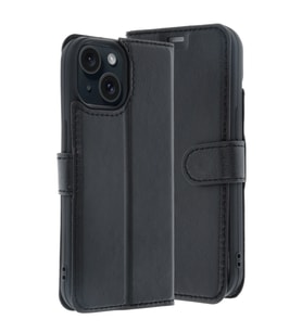 iPhone 15 Trend S Plus Kapaklı Kılıf - Siyah