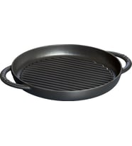 Staub B Döküm Izgara Tava Çift Kulplu 26 Cm Siyah (Çok Renkli)