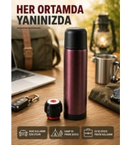 Vakumlu Termos 304 Paslanmaz Çelik Seyahat Termosu