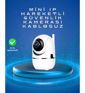 Full Hd 1080p Kablosuz Pan & Tilt Güvenlik Kamerası - Hareket Takipli Ve İki Yönlü Sesli