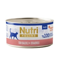 Nutri Feline Ton Balıklı ve Somonlu Tahılsız Kedi Konservesi 70 Gr