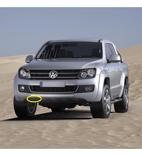 VW Amarok 2013-2016 Ön Tampon Sağ Alt Çeki Demiri Kapağı 2HH807155A