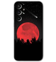 Galaxy S23 FE Kılıf HD Desen Baskılı Arka Kapak - Kanlı Ay