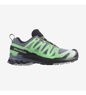 Salomon 472719 Xa Pro 3D V9 Flint Stone/Green Gecko/Black Erkek Outdoor Ayakkabı (Gri)