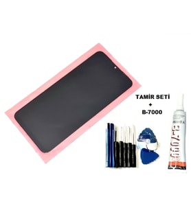 Tkgz Xiaomi Redmi 9 Uyumlu Lcd Ekran Dokunmatik + B-7000 + Tamir Seti