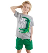 Croco Erkek Çocuk T-shirt Şort Takım (Karışık)
