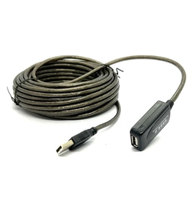 Class 10 Metre USB Uzatma Kablosu 10M Extension Cable Güçlendirilmiş USB Uzatma Dişi Erkek USB Kablo (Siyah)
