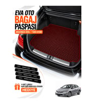 HONDA CİVİC-FB7-SEDAN (2012-2015) Uyumlu EVA Bagaj Paspası Araca Özel Bordo