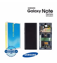 Samsung N975 Note 10 Plus Lcd + Dokunmatik Kasalı %100 Kvk Orjinal (Siyah)