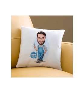 Erkek Karikatürlü Yastık