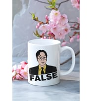 False Dwight Schrute The Office Baskılı Kupa Bardak