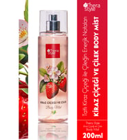 Kiraz Çiçeği Ve Çilek Vücut Spreyi Body Mist 200ml (Rose)