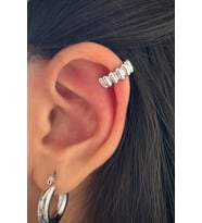 Kadın Sıkıştırmalı Earcuff Kıkırdak Küpe
