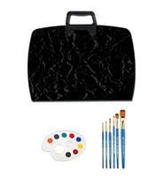 Proje Çantası 38x55 cm Resim Çantası Keep Smile Fırça Seti 6'lı Godeli Resim Paleti Mimarlık Seti
