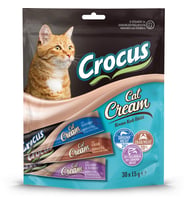 Crocus Çoklu Somon-karides - Yengeç - Ördekli Krem Kedi Ödülü 30x15gr