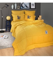 Karaca Home Motto Cotton Comfort Tek Kişilik Uyku Seti Hardal