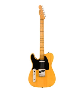 Squier 0374035550 Classic Vibe '50s Telecaster Lh Solak Elektro Gitar (butterscotch Blonde - Akçaağaç Klavye) Vintage Üst Seviye Solak Gitaristler İçin Dönem Doğru Telecaster Deneyimi