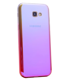 Galaxy A3 2017 Kılıf Parlak Renk Geçişli Kılıf (Pembe)