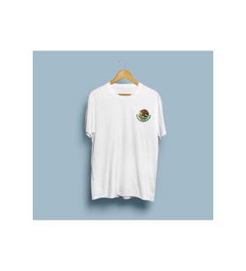 Oversize Mexican Coat Of Arms / Meksika Tasarım unisex T-shirt