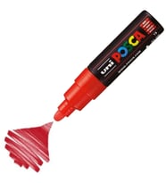 UNİ POSCA SU BAZLI POSTER MARKER 4.5-5.5 KIRMIZI PC-7M