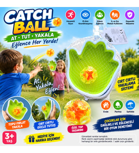 Catch Ball At Tut Yakala Oyunu Cırt Cırtlı Top Yakalama Oyuncağı Eğlenceli Çocuk Oyunu